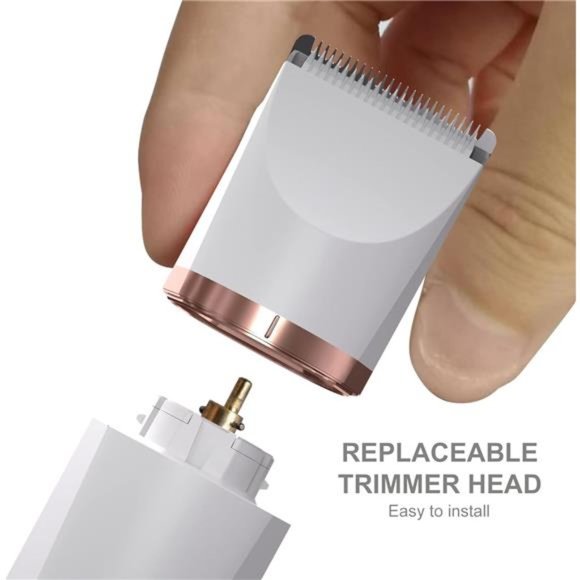 Bikini Trimmer Women - Wet/Dry Body Shaver Groomer, Replaceable Ceramic Blade - Picture 4 of 5